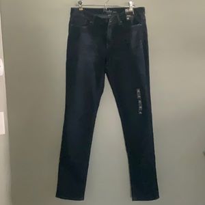 NWT New York & Co blue Skinny jeans size 10